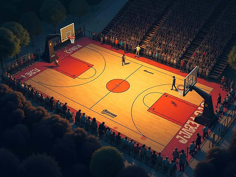 面对自己的偶像!杨瀚森练习篮下终结,远端的约基奇正在训练三分!